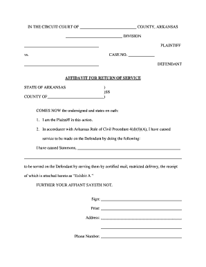 Printable Uncontested Divorce Papers Arkansas - Fill Online ...