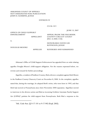 printable divorce papers for arkansas