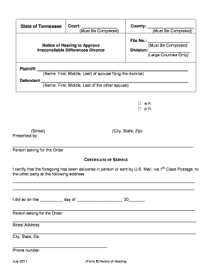 printable divorce papers for arkansas