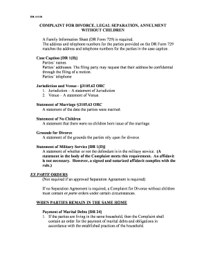 Verified Complaint For Divorce New Jersey Form 2009-2024 - Fill ...