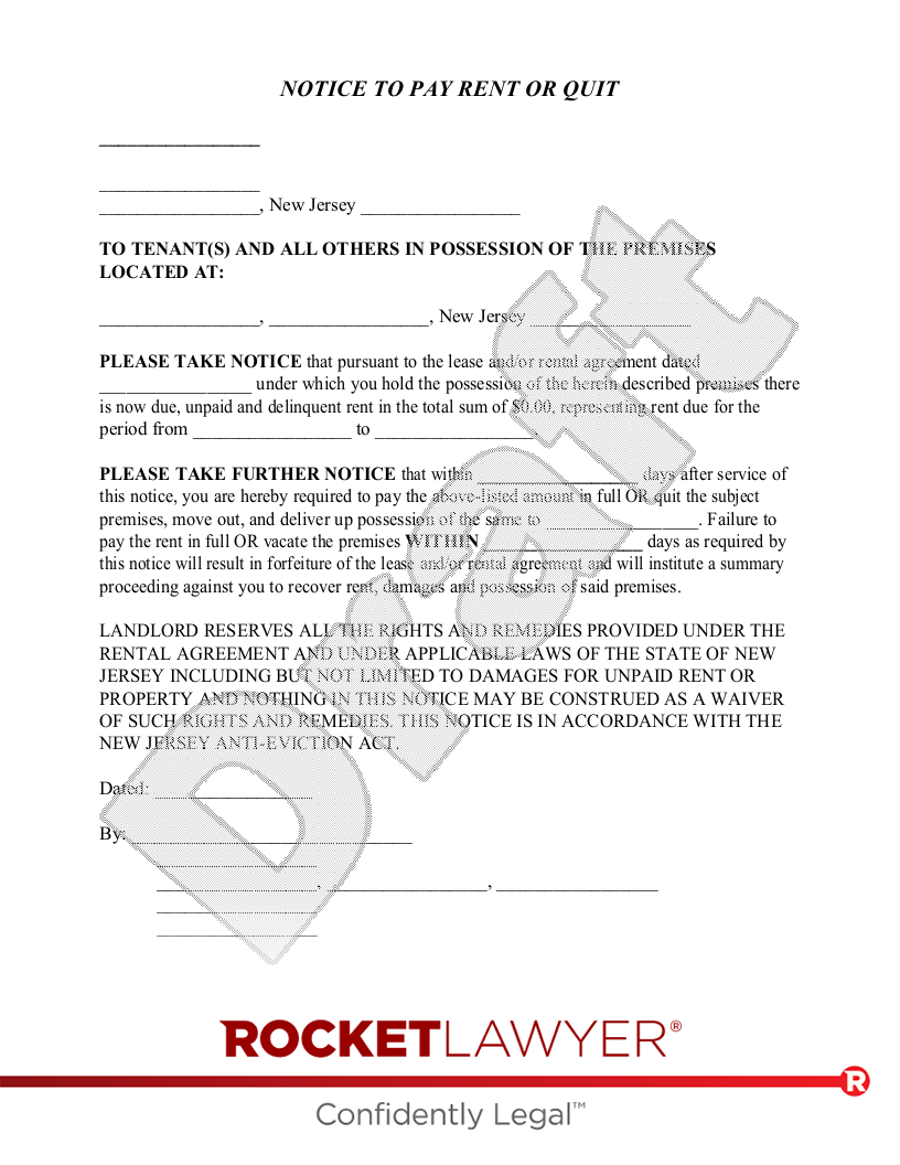 printable divorce papers for new jersey