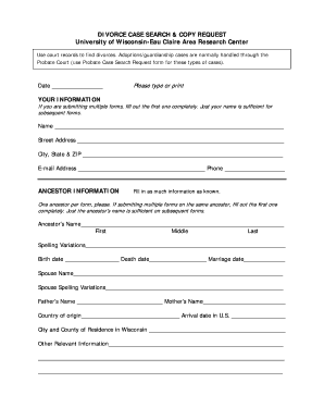 Wisconsin Divorce Forms Pdf - Fill Online, Printable, Fillable ...