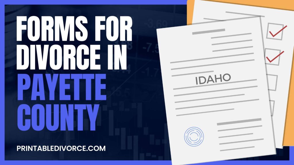 printable divorce papers idaho