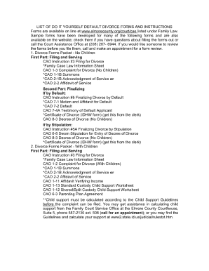 18 Printable divorce papers sample Forms and Templates - Fillable ...