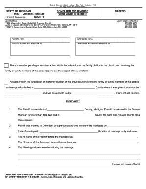 18 Printable blank divorce papers pdf Forms and Templates ...