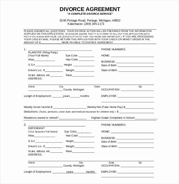 printable divorce papers virginia
