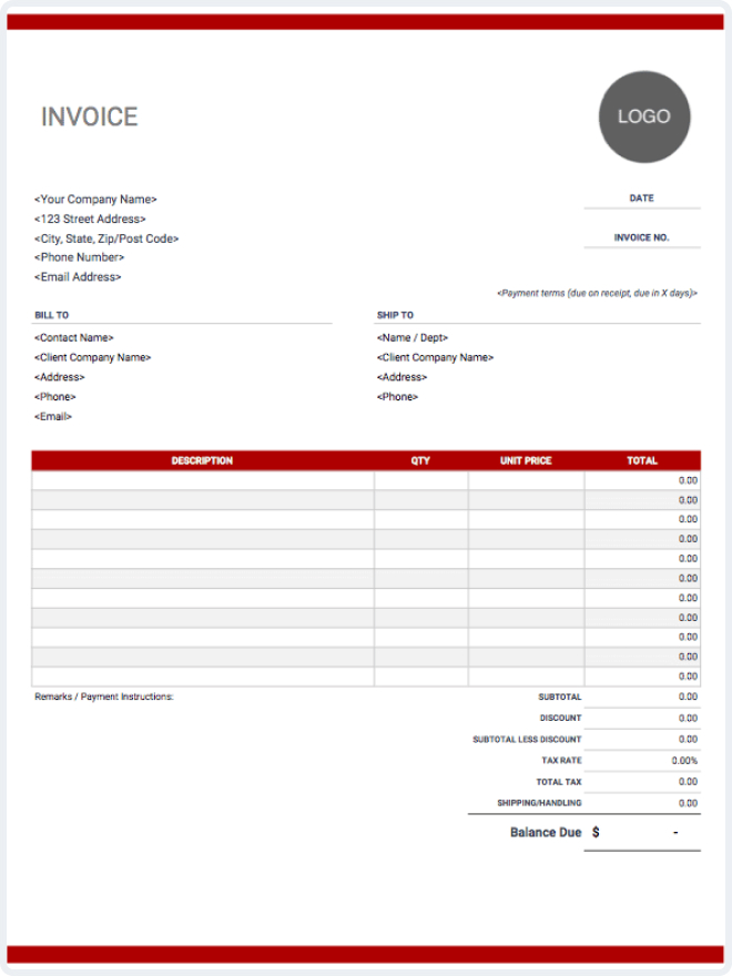 Free DJ Invoice Templates