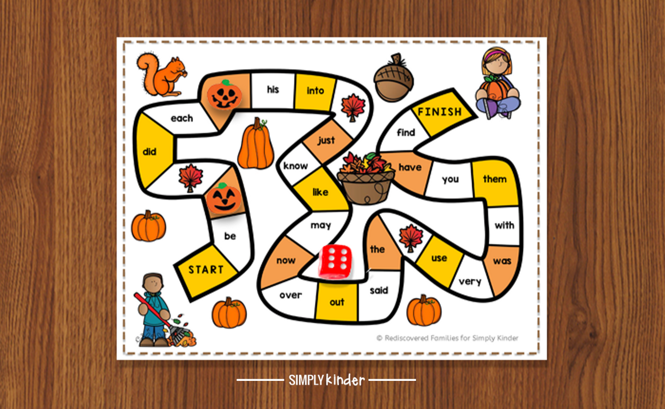 printable dolch word games