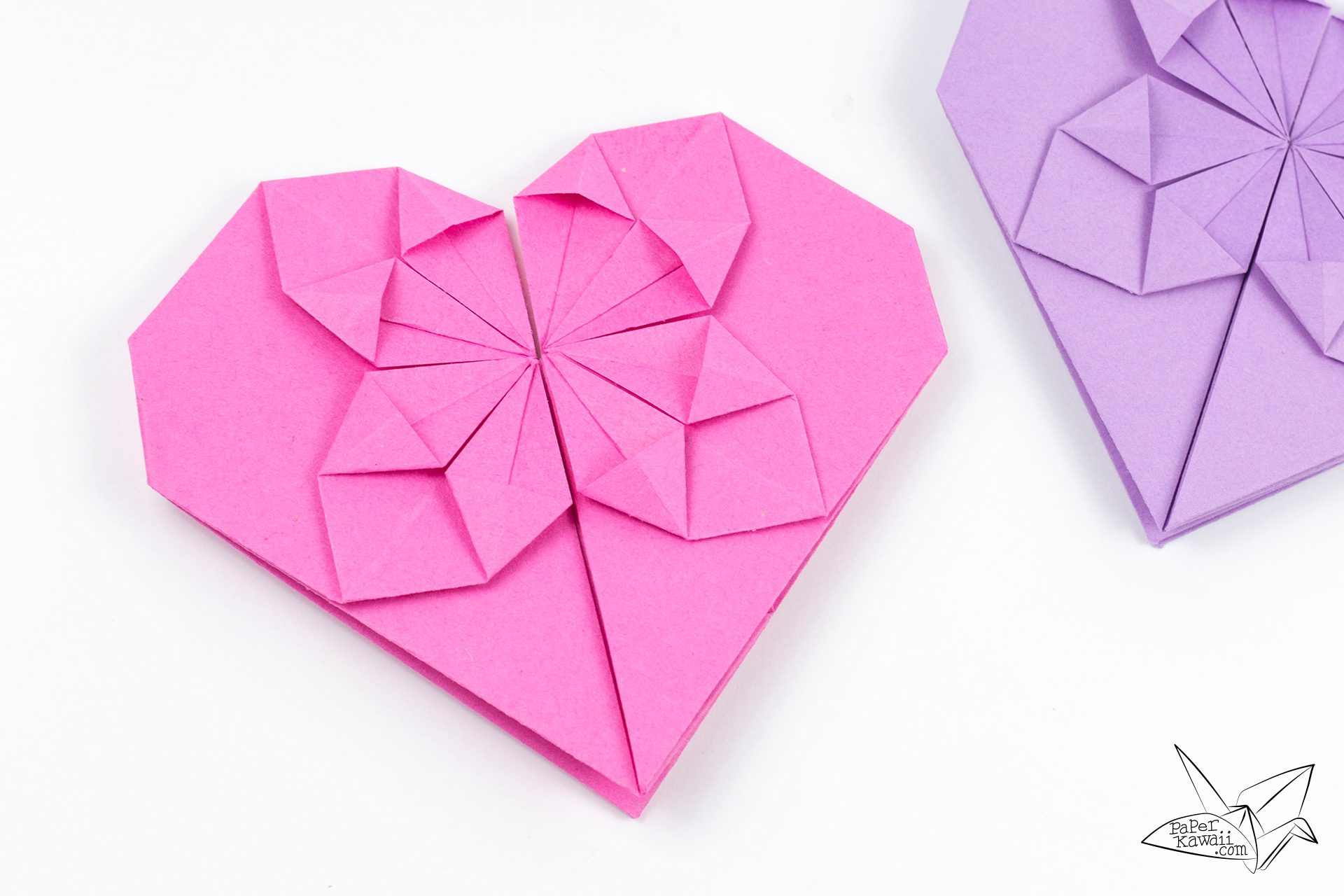 Money Origami Heart Tutorial - Paper Kawaii