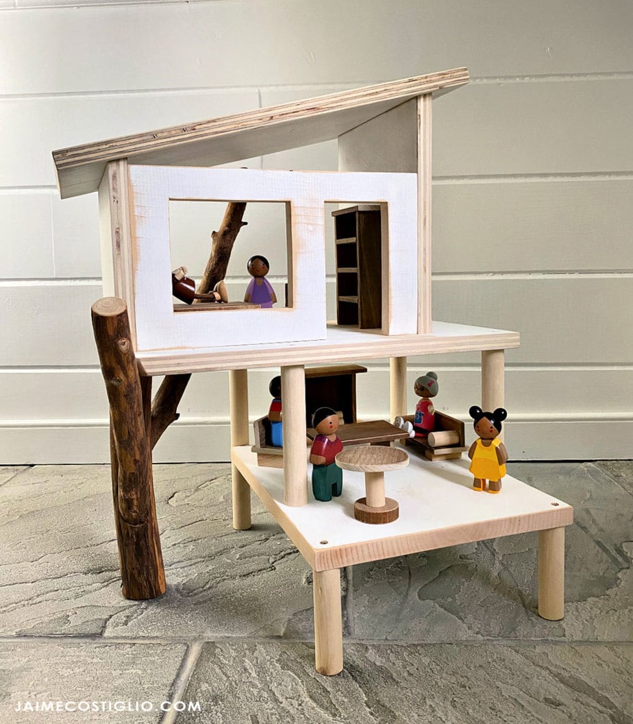 DIY Treehouse Dollhouse &  Furniture Plans - Jaime Costiglio