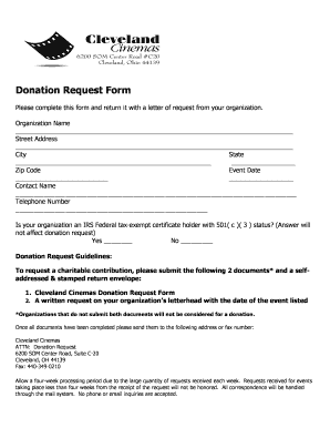 18 Printable Donation Request Letter Forms and Templates ...
