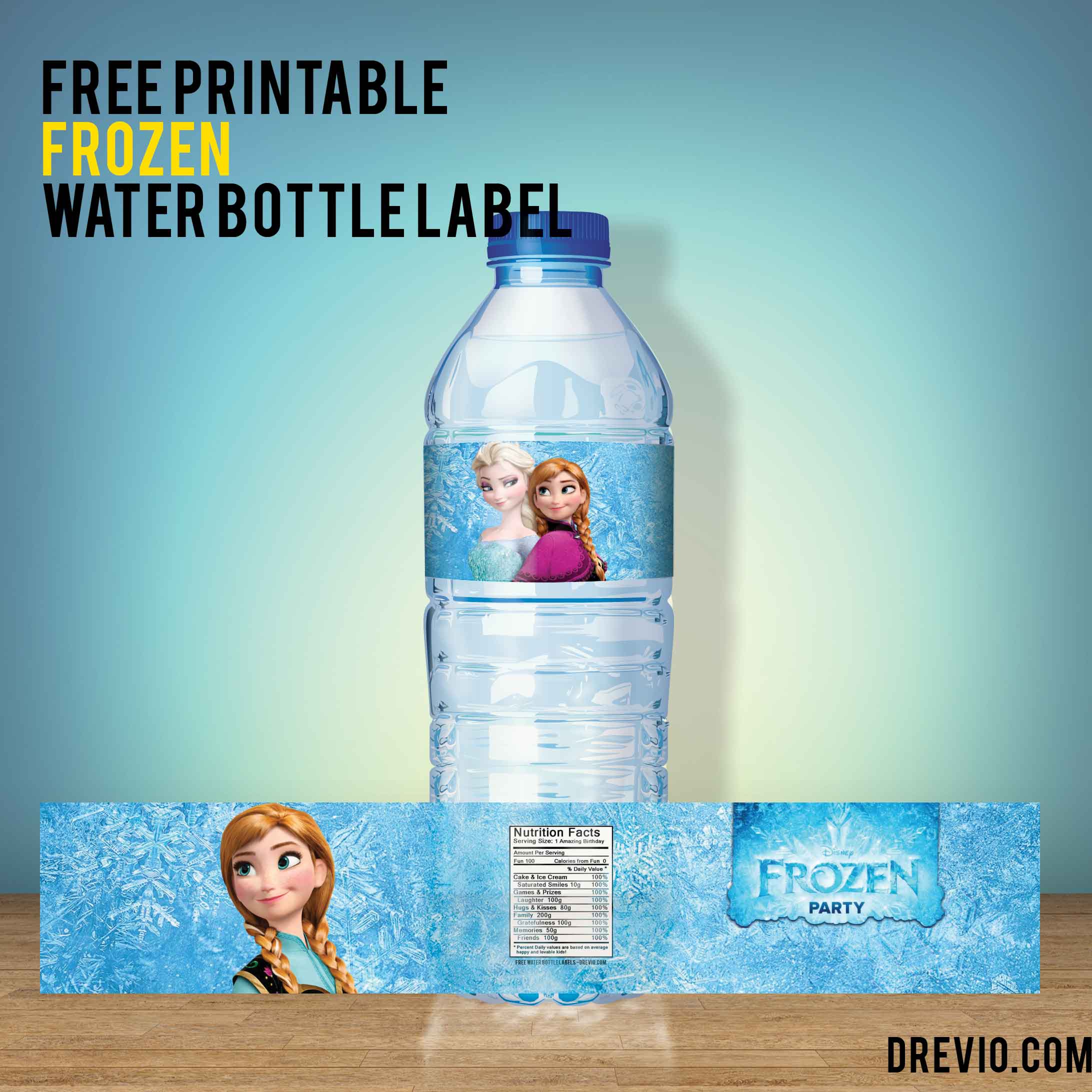 FREE Printable Big Bird Sesame Street water Bottle Label ...