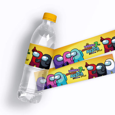 Among Us Water Bottle Labels | PimpYourWorld | Reviews on Judge.me