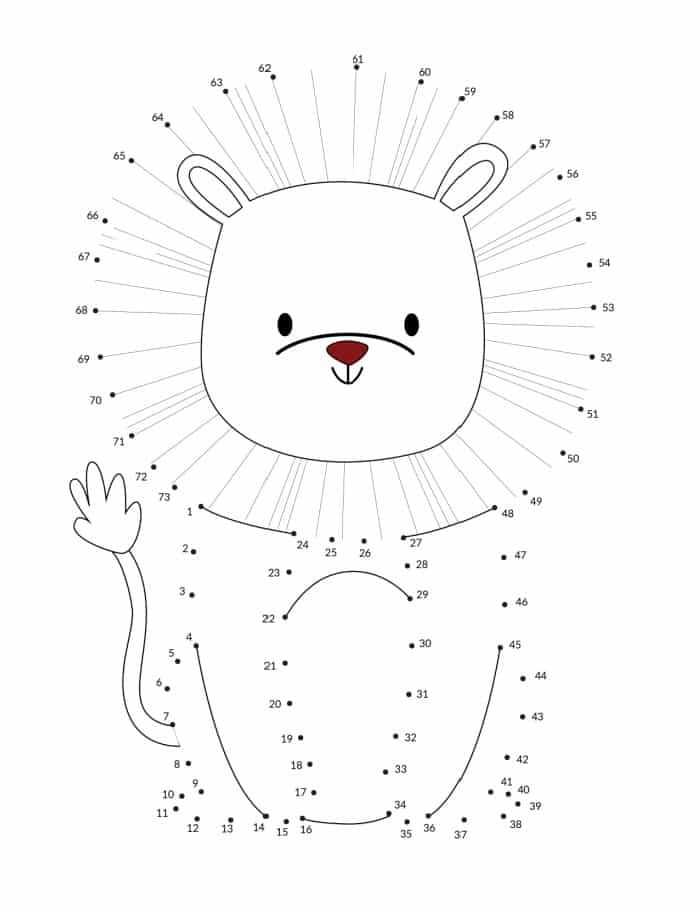 3 Free Connect the Dots Printables