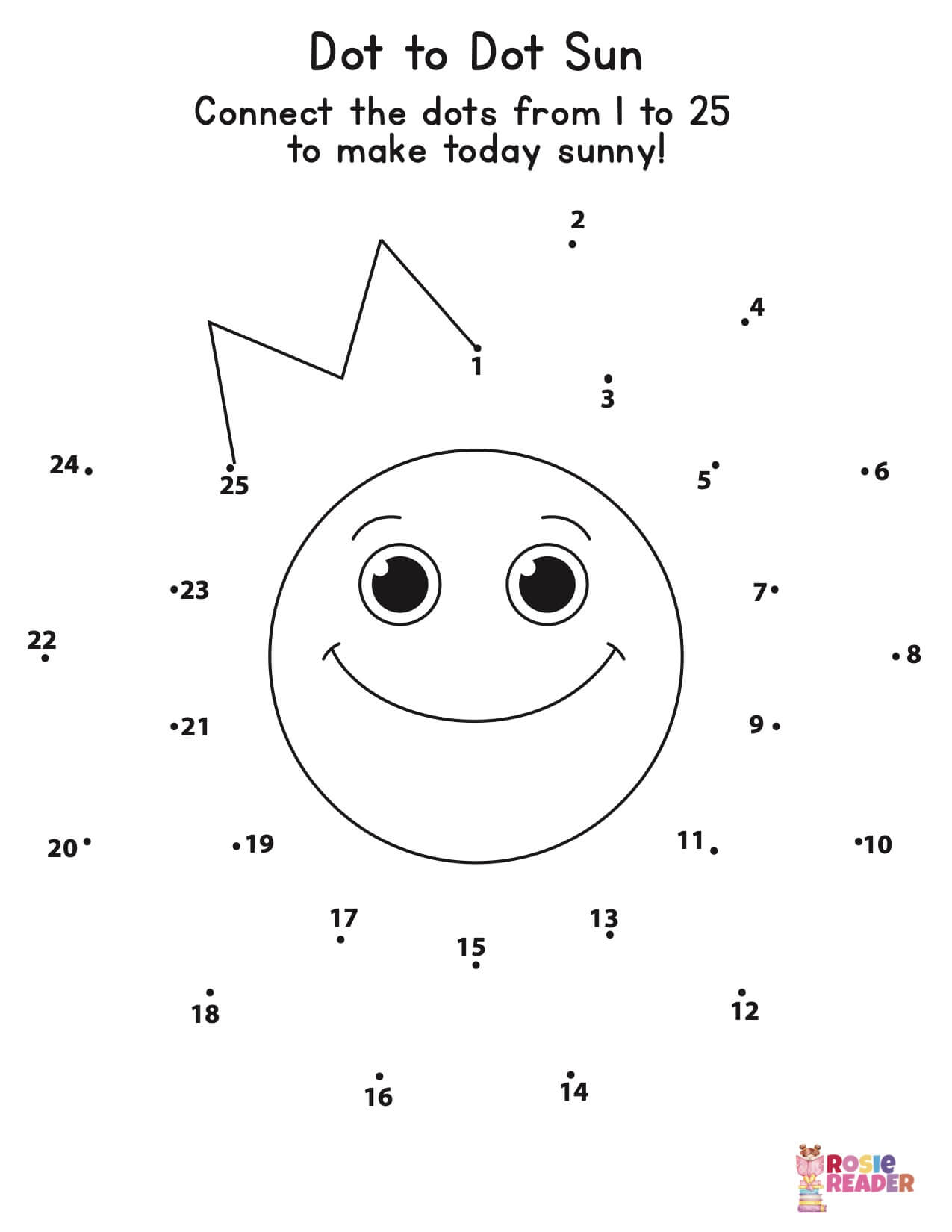 printable dot to dot preschool