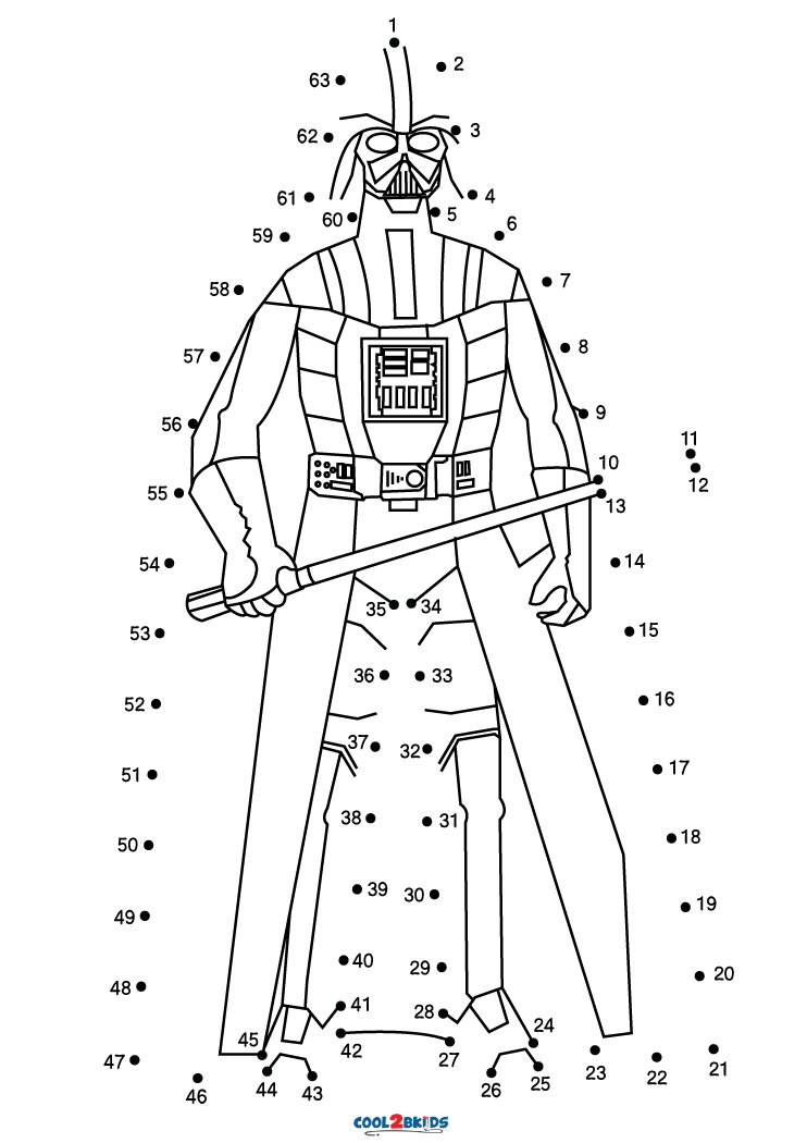 printable dot to dot star wars
