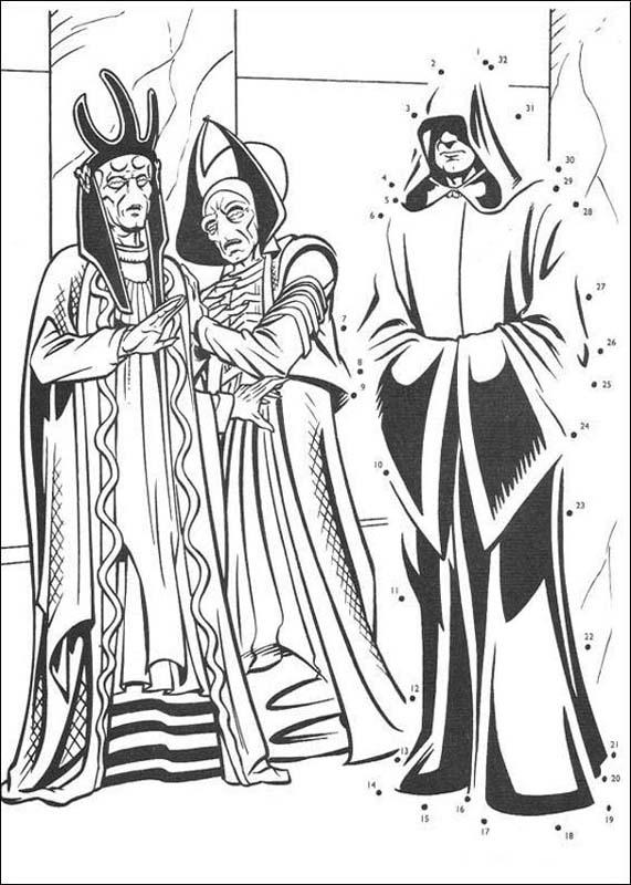 Dot to dot: star wars coloring pages - Hellokids.com