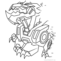 Transformers Connect the Dots Worksheets Printable for Kids