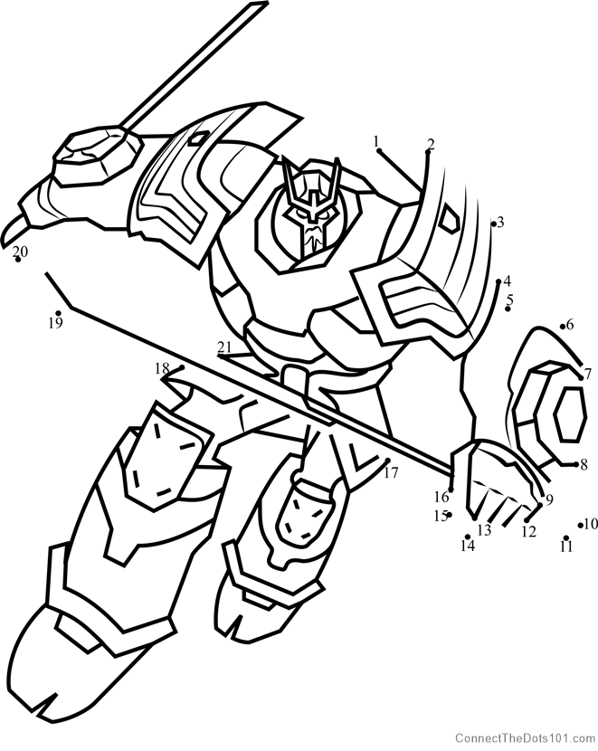 printable dot to dot transformers