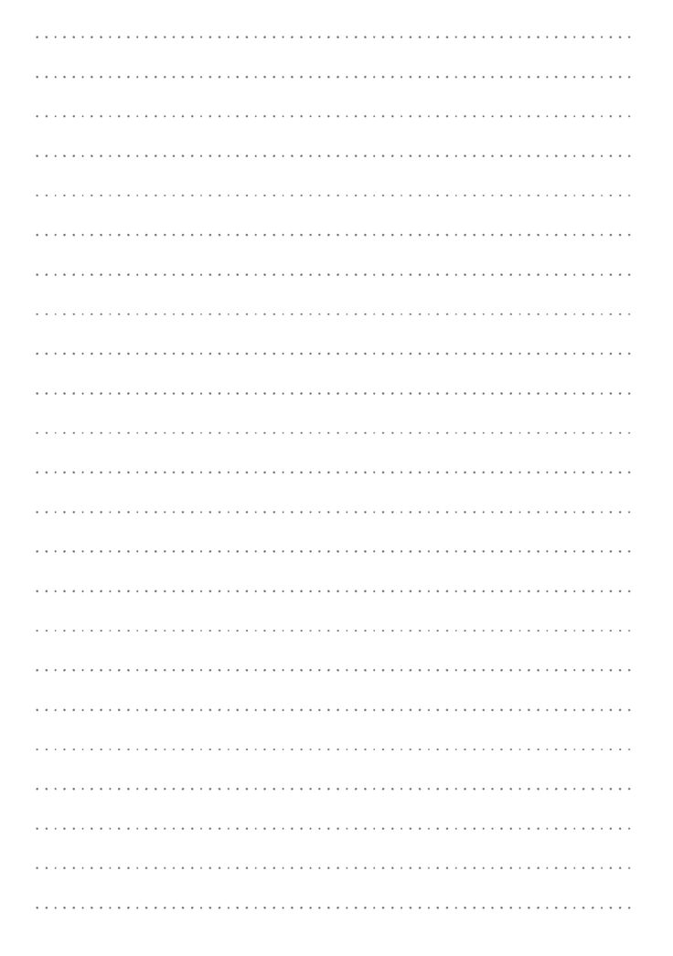 Printable Dotted Lined Paper Printables 8.7 mm line height PDF ...
