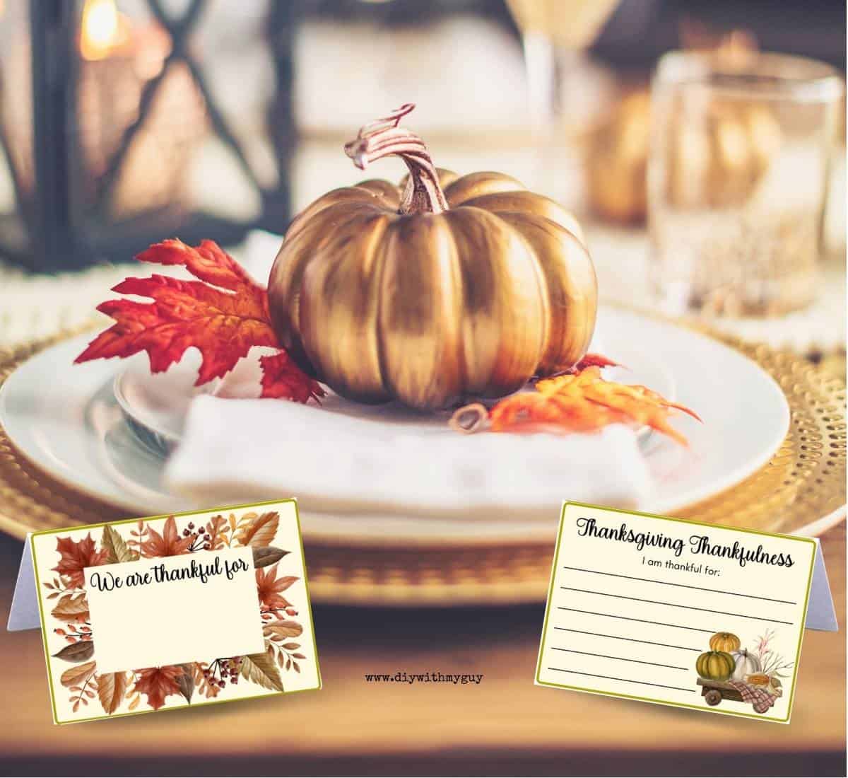 printable double sided place cards