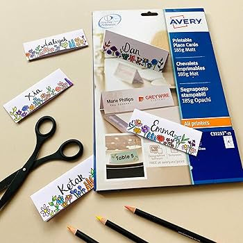 Place Cards and Table Tents - Marketing and Communication - The ...
