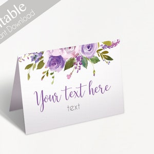 100 Pack Watercolor Place Cards for Wedding Greenery Seating Place ...