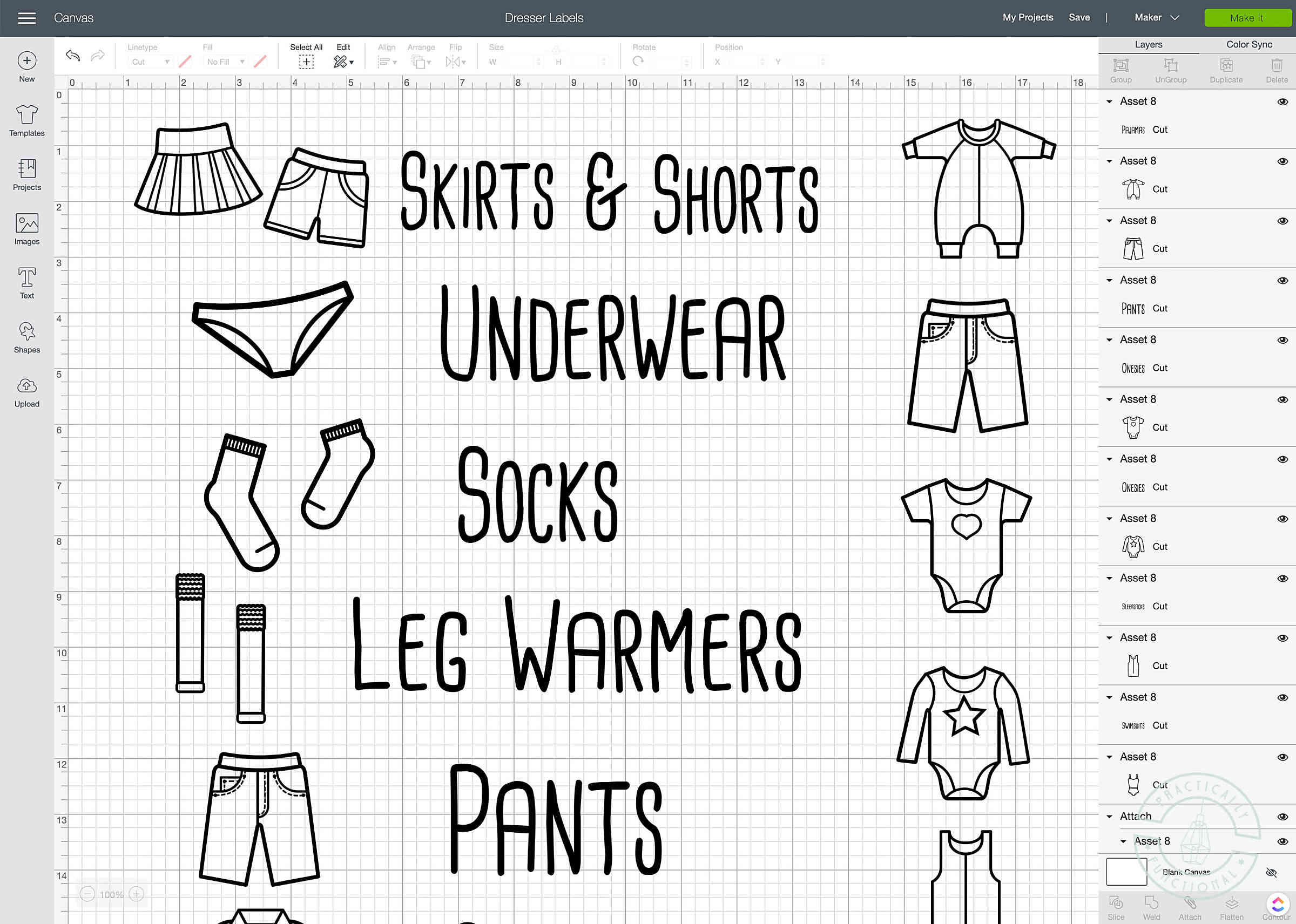 Dresser Drawer Labels For Toddlers [Free Printable + SVG]