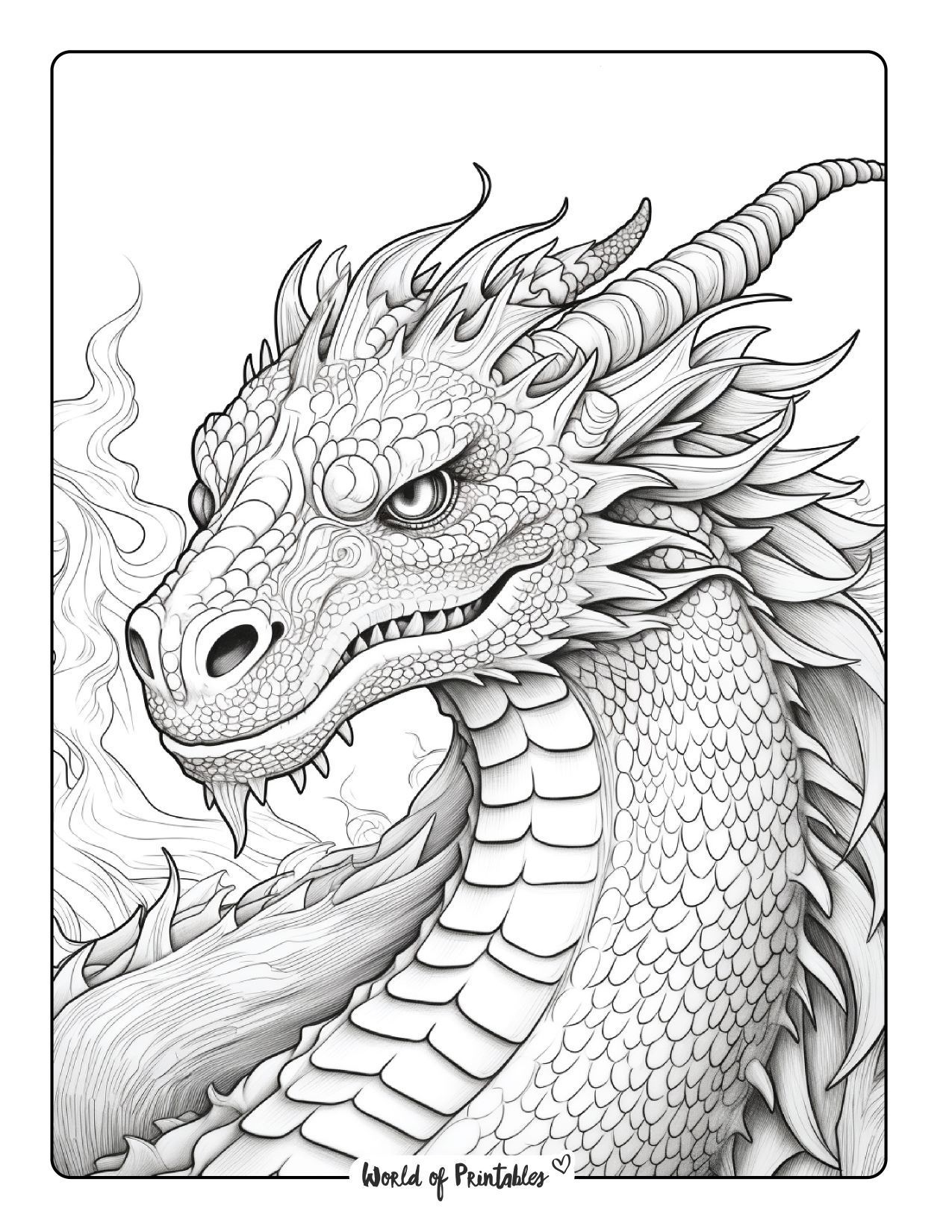35 Dragon Coloring Pages Free Printable Sheets Dragon Coloring 