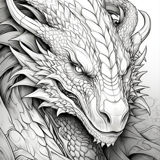 printable drawings of dragons