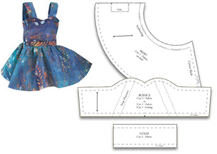 Summer Dress Free PDF Pattern - CARPATINA DOLLS