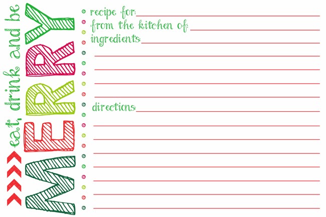 printable drink recipe cards