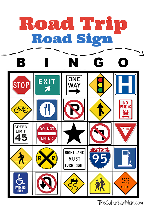 printable driving signs