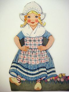 printable dutch paper dolls
