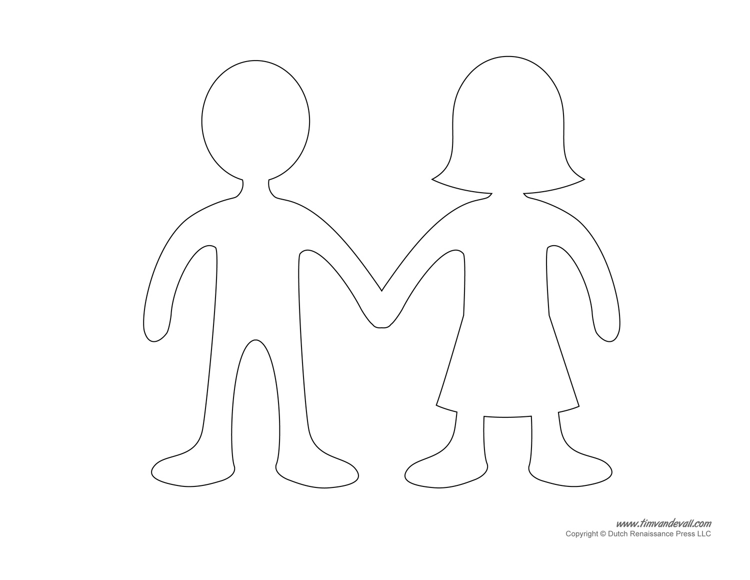 printable dutch paper dolls