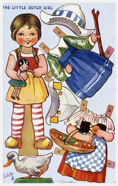 printable dutch paper dolls