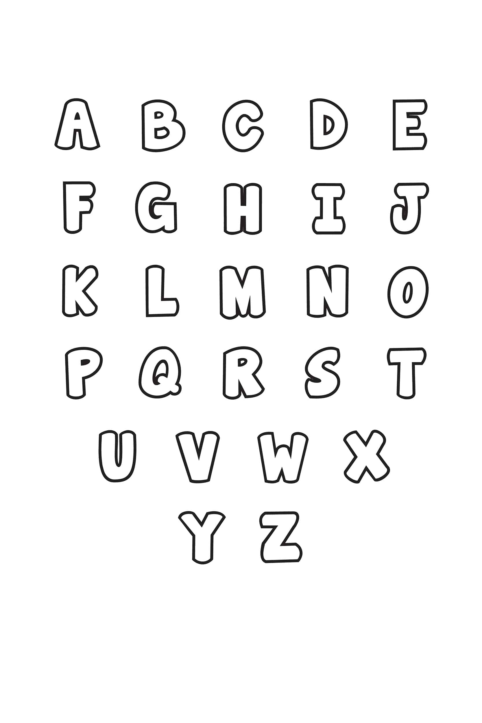 printable e stencils