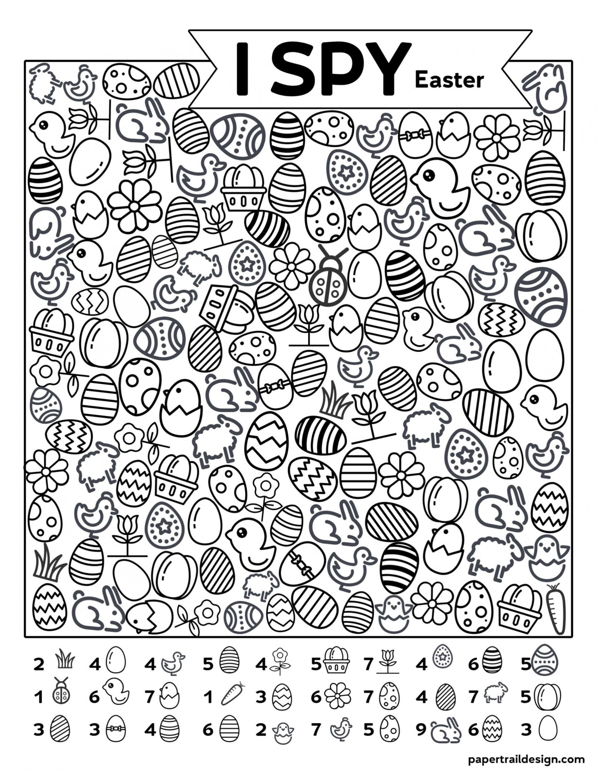 25 Free Easter Printables for Kids - The Yellow Birdhouse