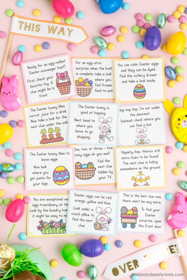 Easter Scavenger Hunt (Free Printables) - The Best Ideas for Kids