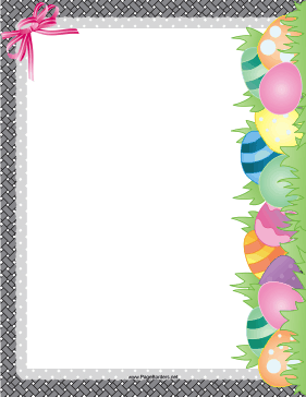 Easter Egg Hunt Border