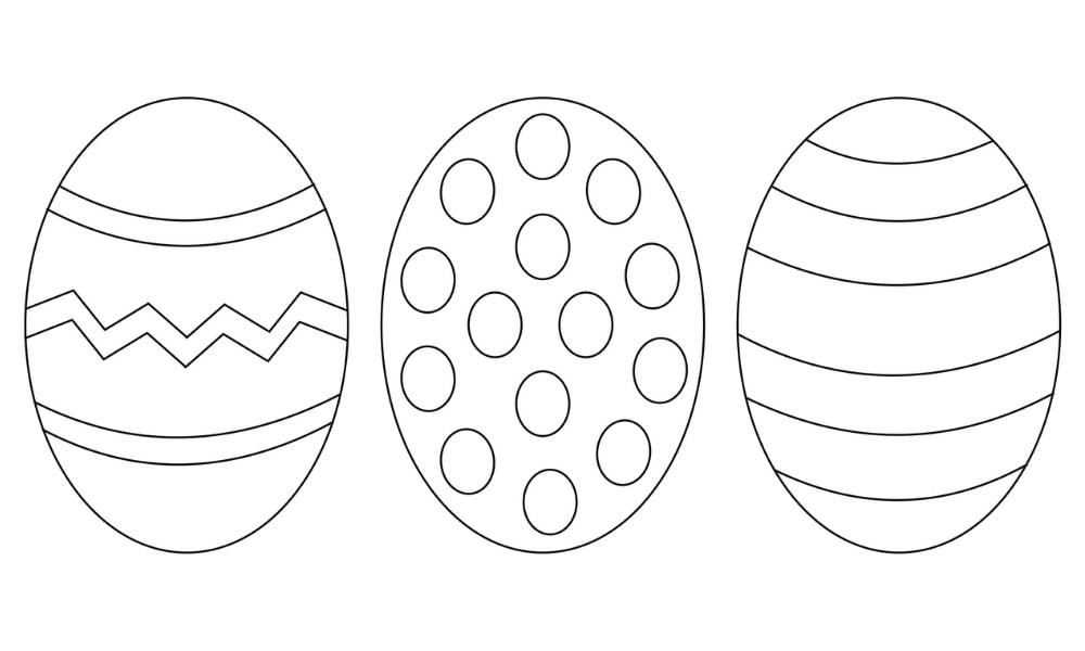 Free Easter Egg Template Easy Crafts!) The Craft-at-Home, 57% OFF