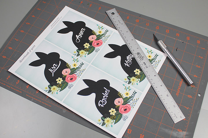 FREE Printable Easter Place Card - Boho Weddings