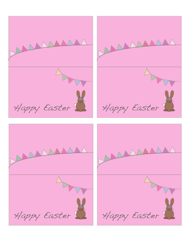 Free Printable Easter Place Cards - Cooking Up Cottage