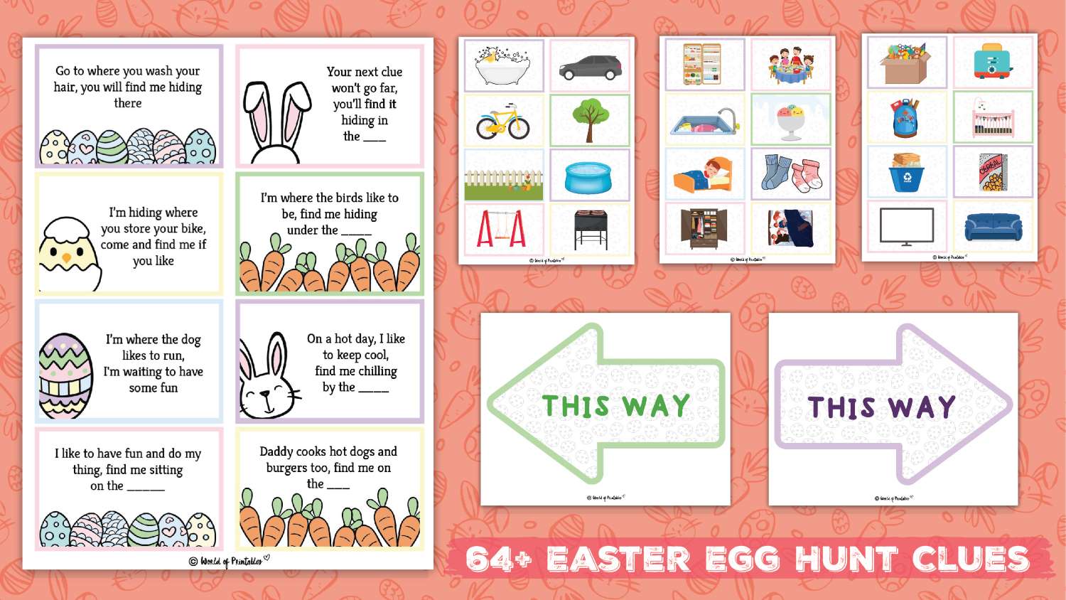 Free Printable Easter Egg Hunt Clues - World of Printables