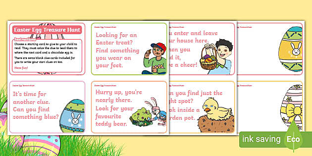 printable easter hunt riddles