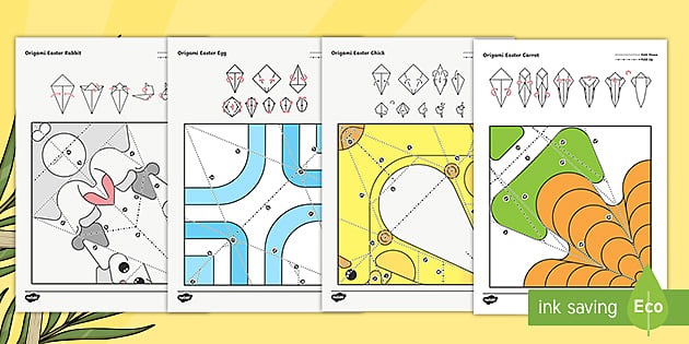 printable easter origami instructions
