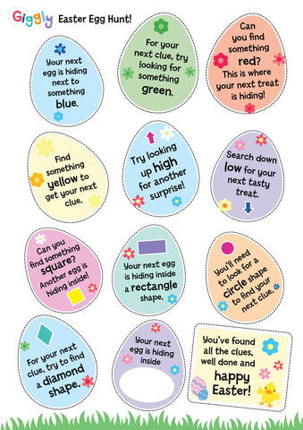 Easter Egg Hunt Clues, Tips and Ideas | Giggly.co.uk