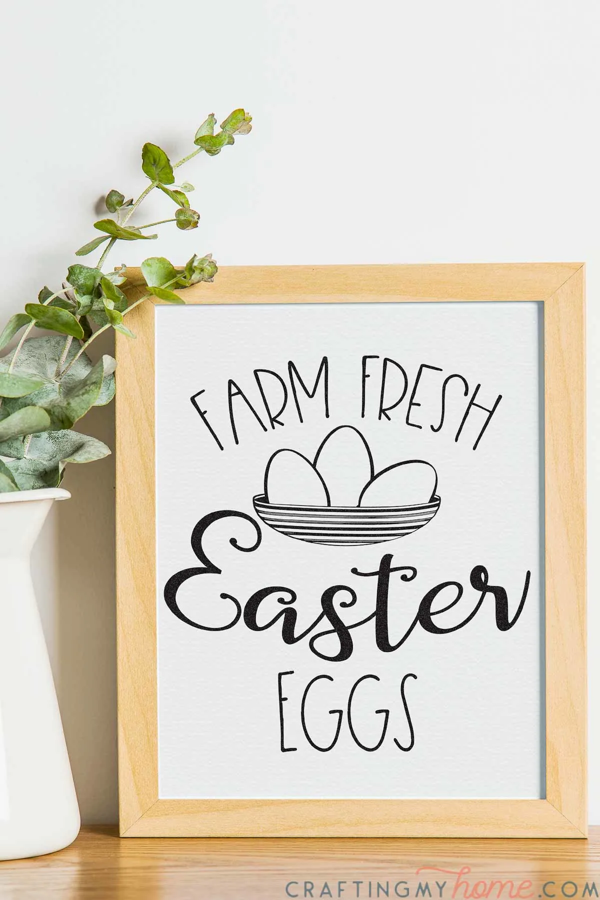 Simple &  Beautiful Printable Easter Sign • Crafting my Home