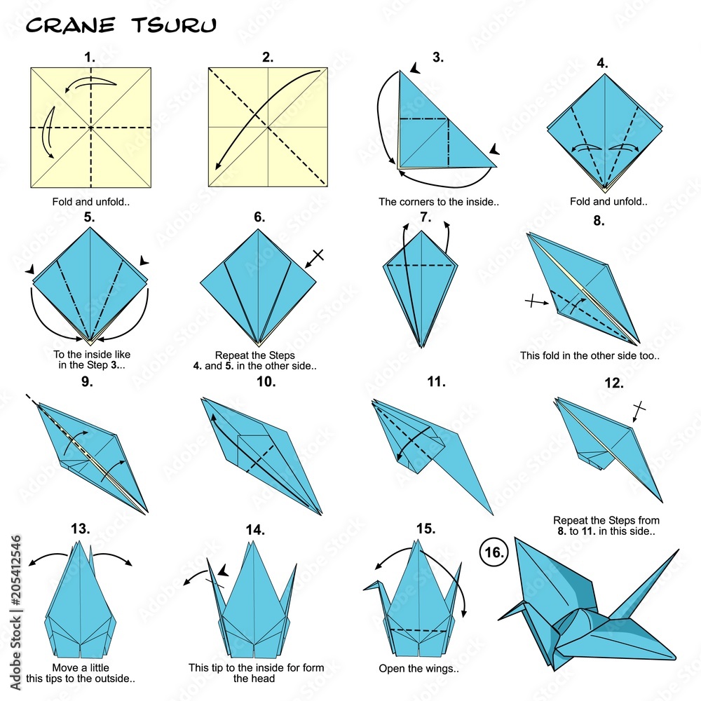 printable easy origami swan instructions