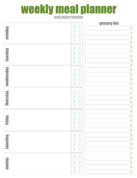 Printable Weekly Meal Planners - FREE | Live Craft Eat